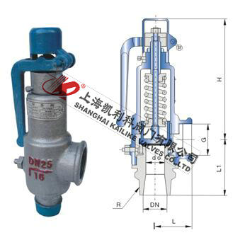 A27H、A27W、A27Y彈簧微啟式外螺紋安全閥
